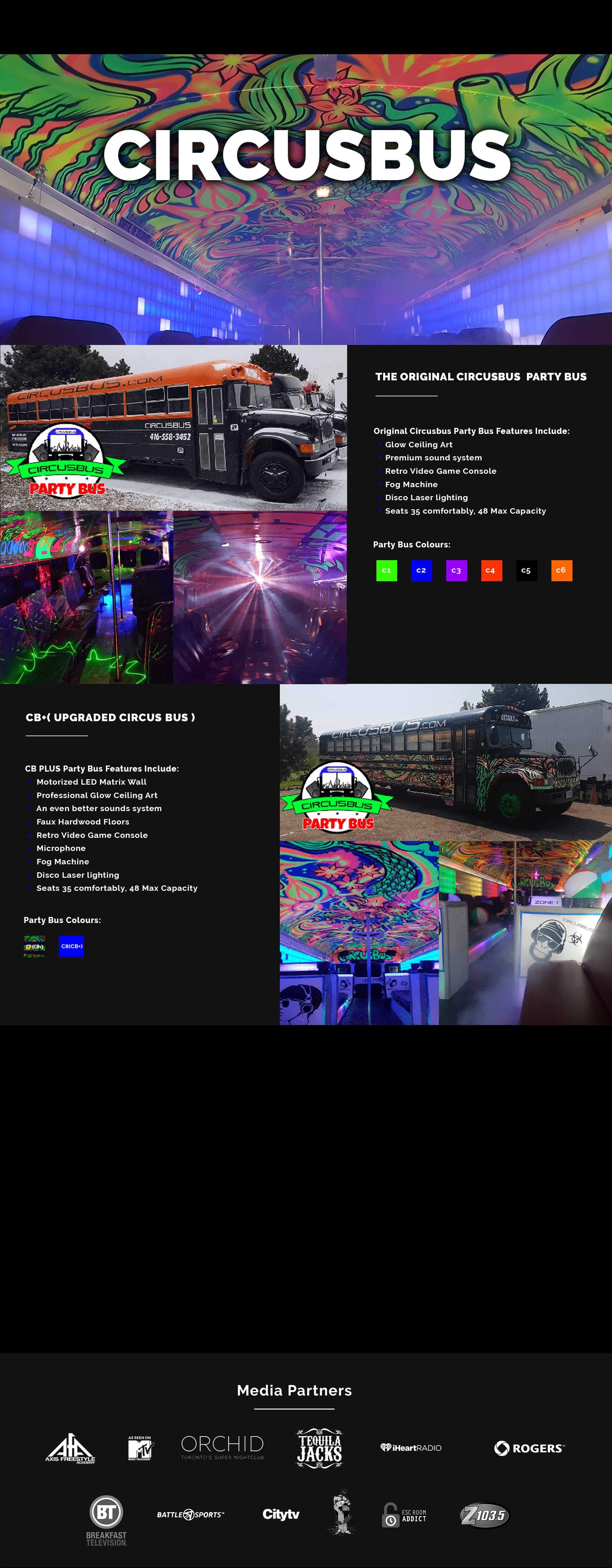 Circusbus Party Bus Toronto Party Main Background